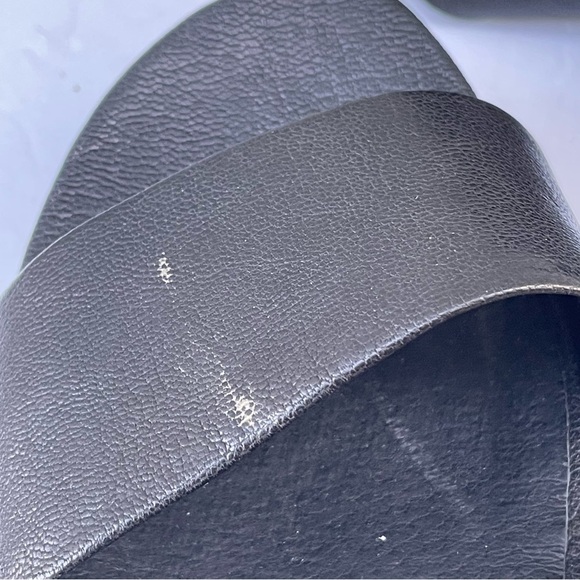 Eileen Fisher‎ Sandals Womens 9 Black Sport Tumbled Leather Wedge Heel Sneaker - Picture 16 of 16